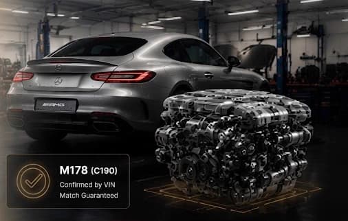 Mercedes touring in workshop