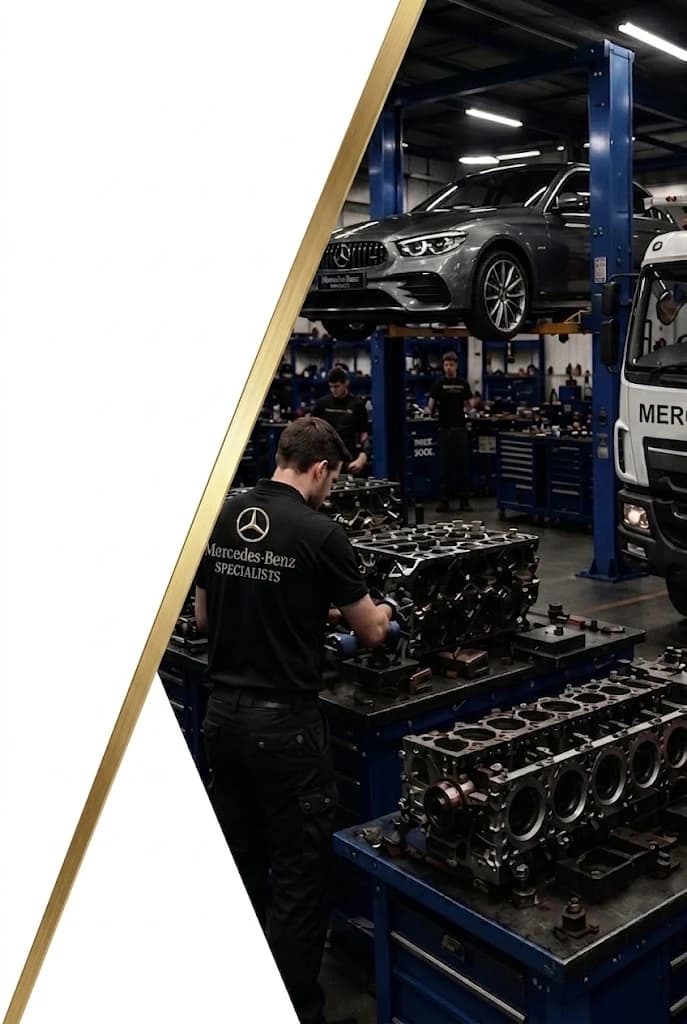 Inside the Mercedes Garage workshop