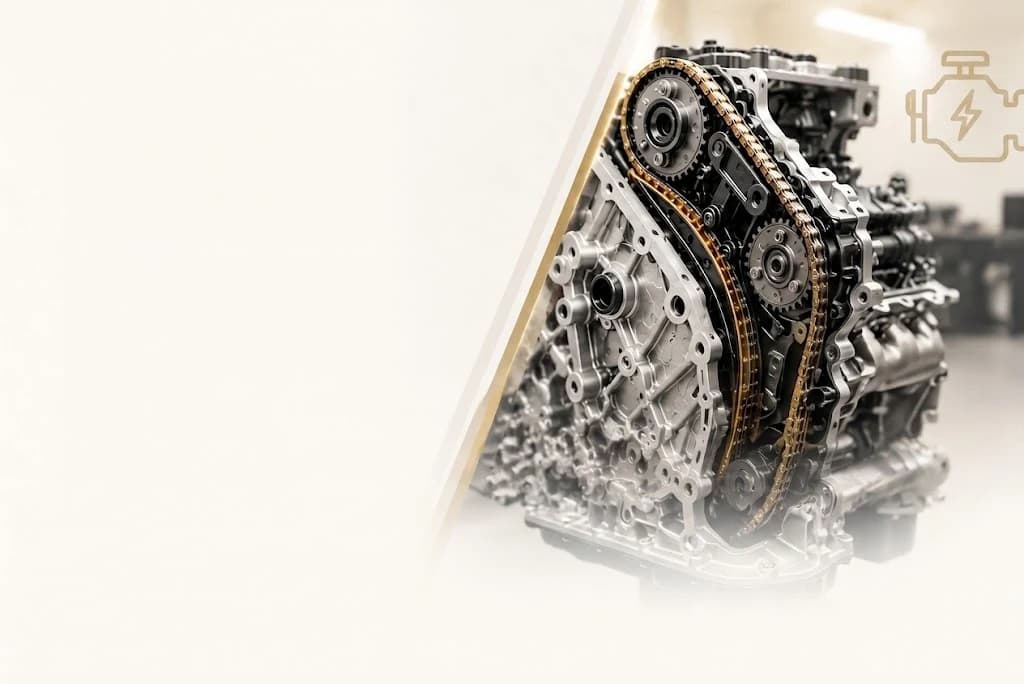 Mercedes OM651 timing chain assembly