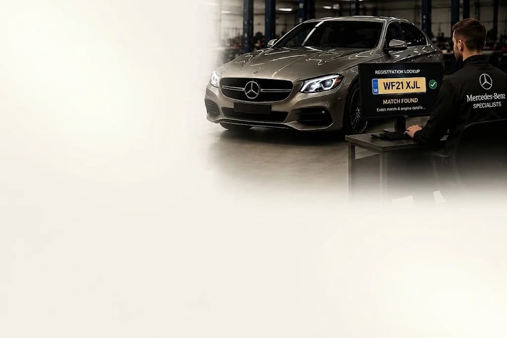 Mercedes registration lookup diagnostics